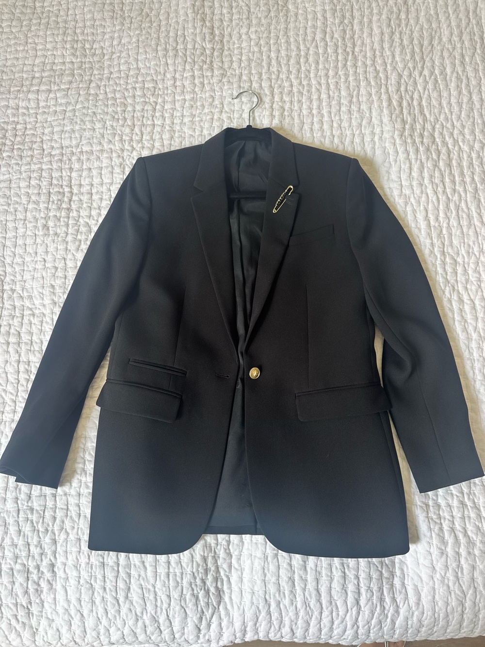The Kooples Black Tailored Blazer Jacket